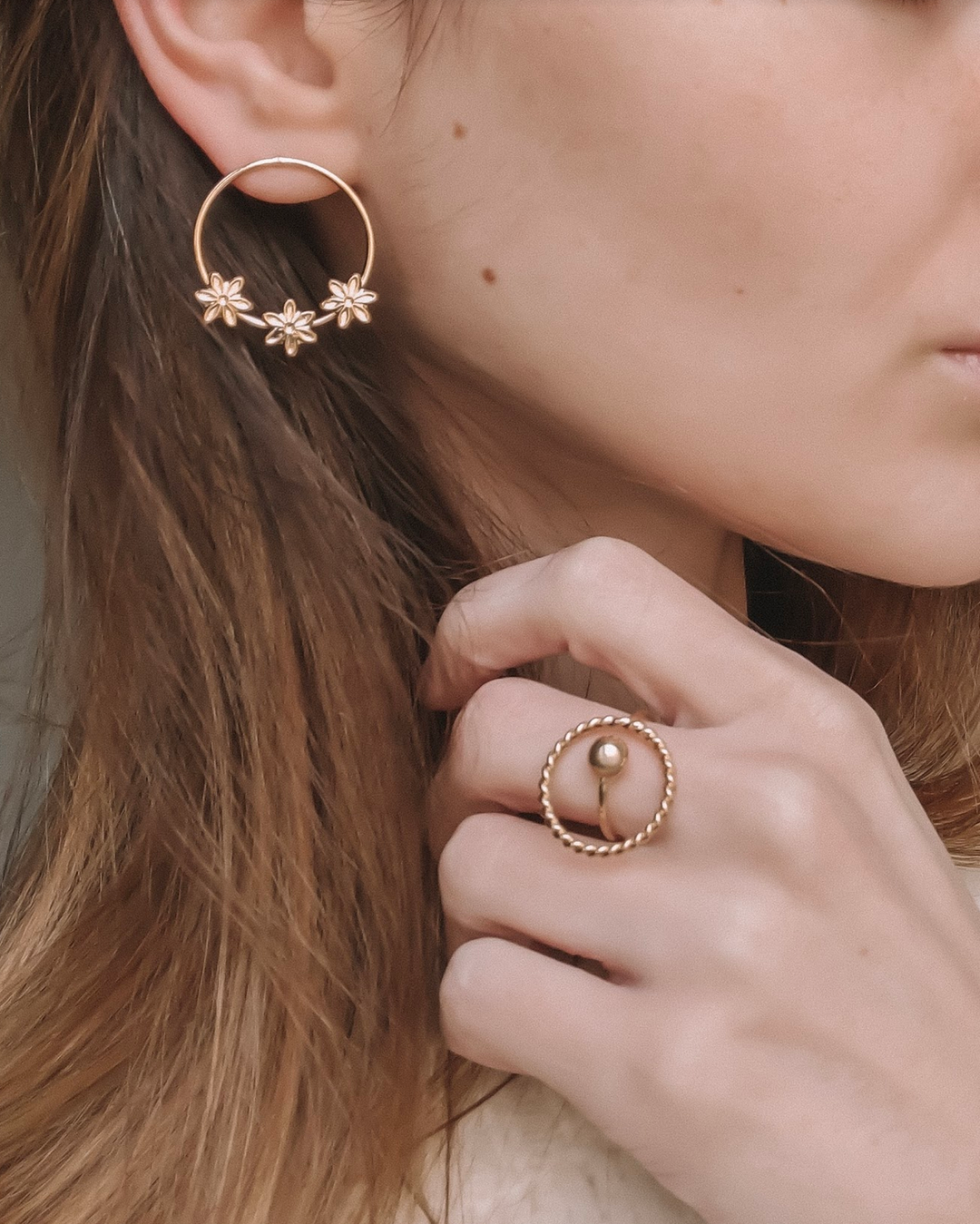 Boucle Trois Fleurs