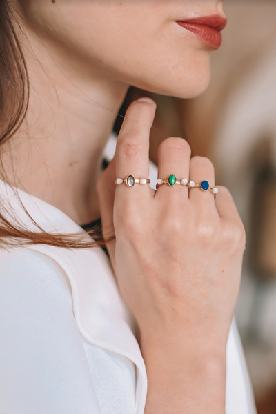 Bague Gypsy 3 Pierres