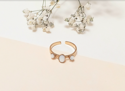 Bague Gypsy 3 Pierres
