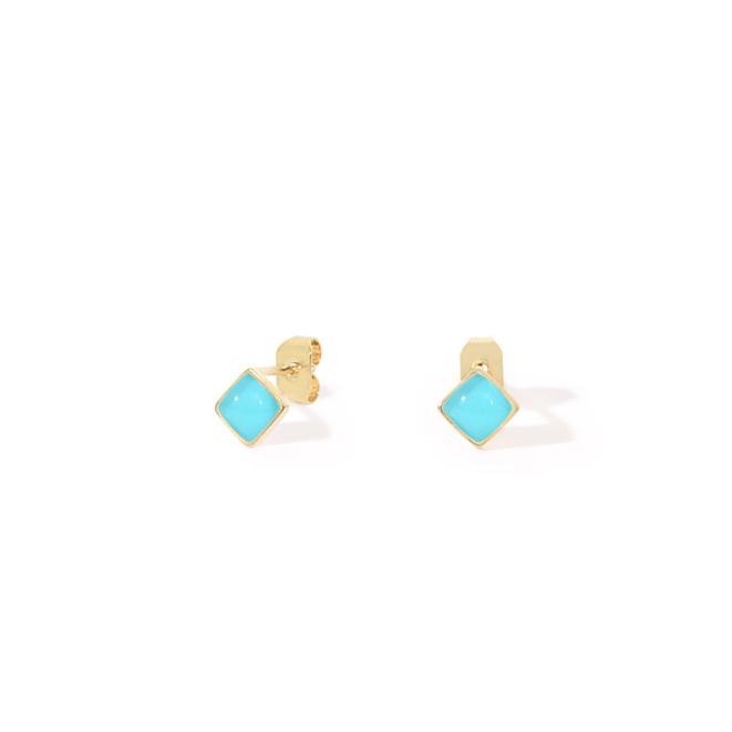 Puces Jade Turquoise