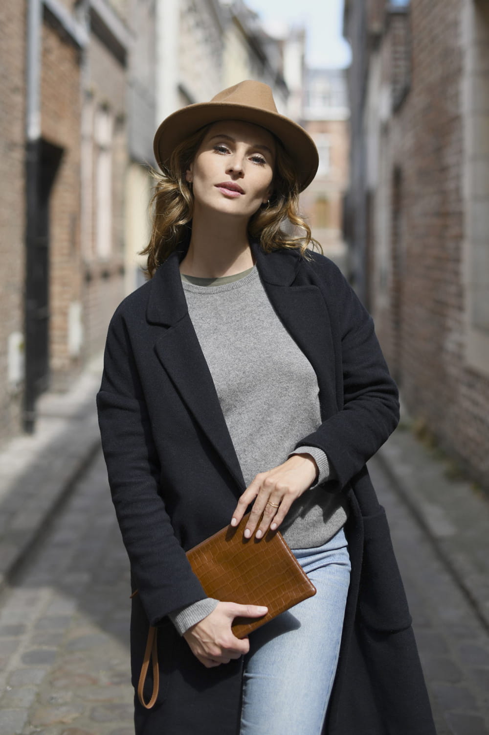 Pochette Willy Cognac