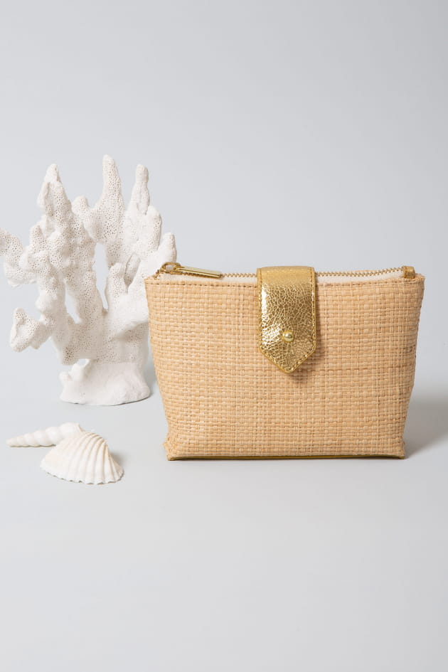 Pochette Molly Raphia