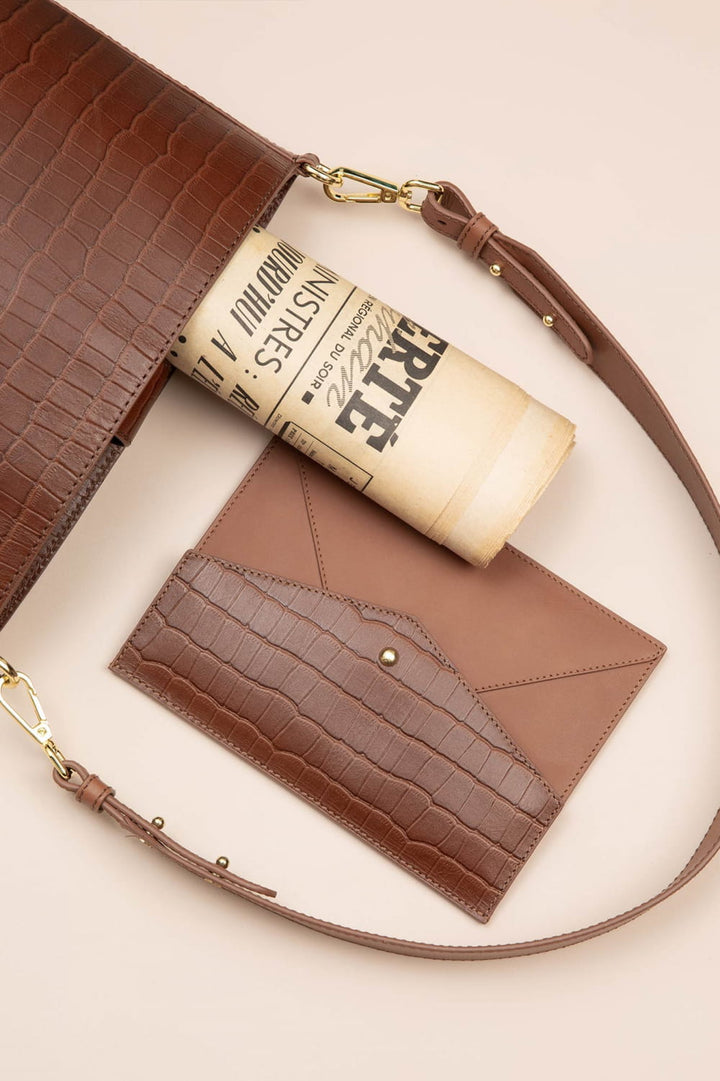 Petite Pochette Joey Cognac