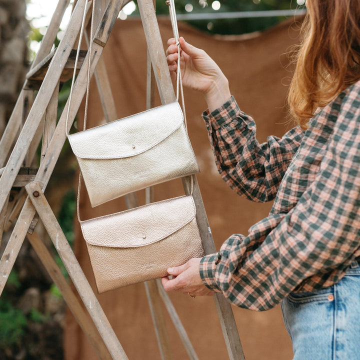 Sac Pochette Mignonne Grainé - Divers Coloris