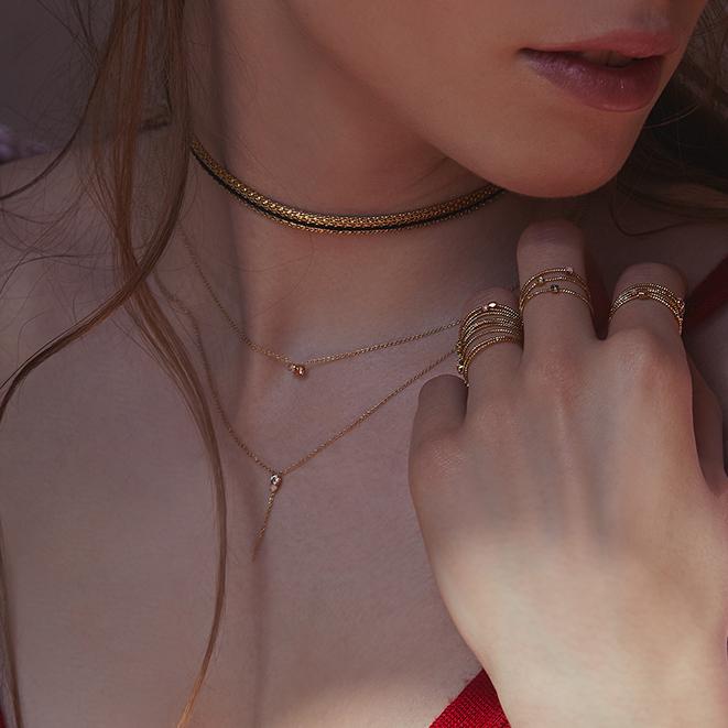 Collier Court Amants - Divers Coloris