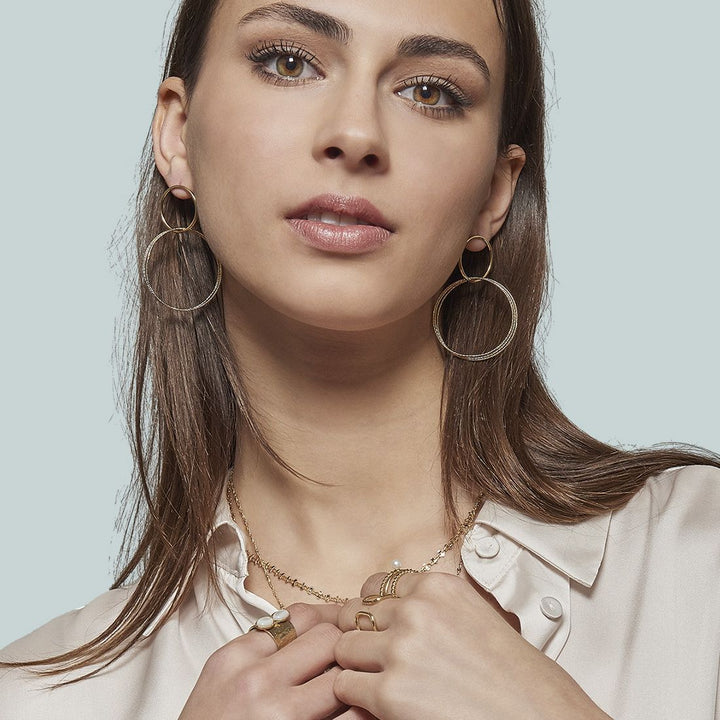 Boucles Double Anneaux Extra