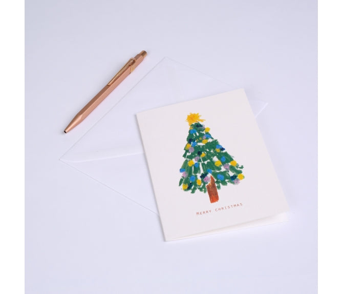 Carte Tree " Merry Christmas "