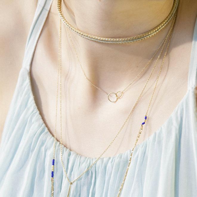 BDM viva frida shop online boutique lausanne collier or desirs chaine anneaux