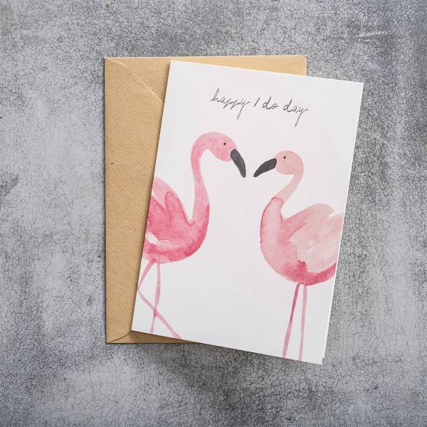 Carte Flamingos