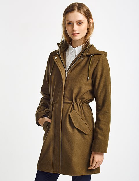 Manteau lion mavis Vert