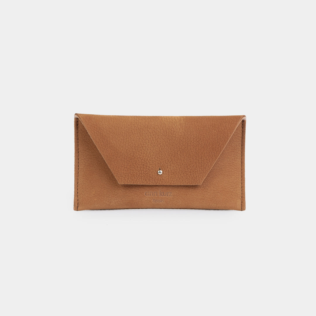 Portefeuille Mini Enveloppe Pouch Nubuck - Divers coloris