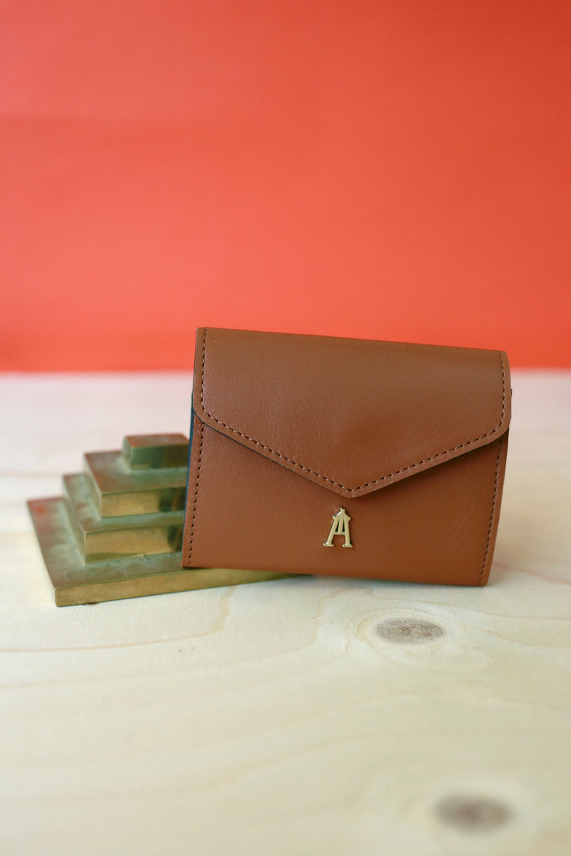 Portefeuille Mini Pliage - Camel