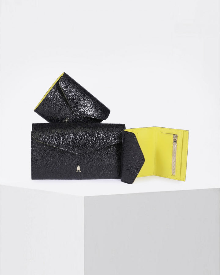 Portefeuille Mini Crack - Noir