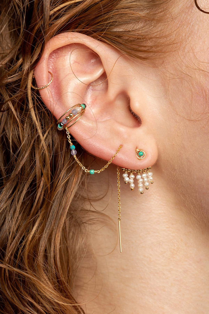 Fermoir de Boucles Queen Perles